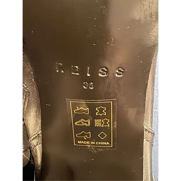 Reiss Hayworth Stiletto High bootie black size 38/ 7.5 new with box - Picture 11 of 14